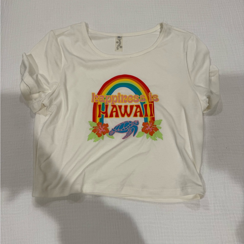 aurelle baby tee Happiness in Hawaii